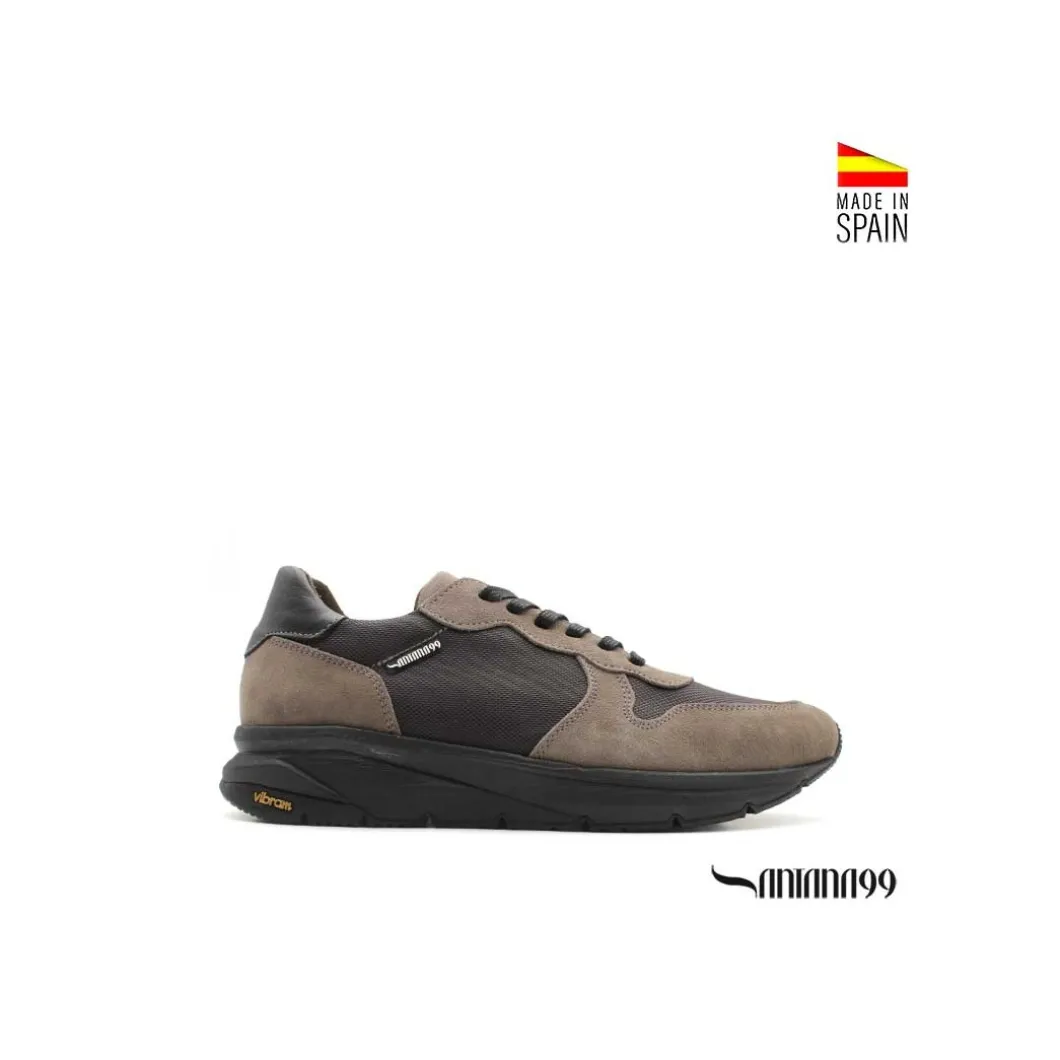 Zapatilla taupe Santana99 + Vibram