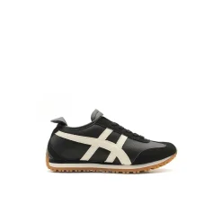 Zapatilla Tiger negra retro