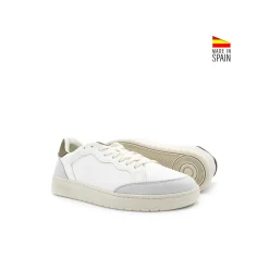 Zapatilla vegana blanco khaki