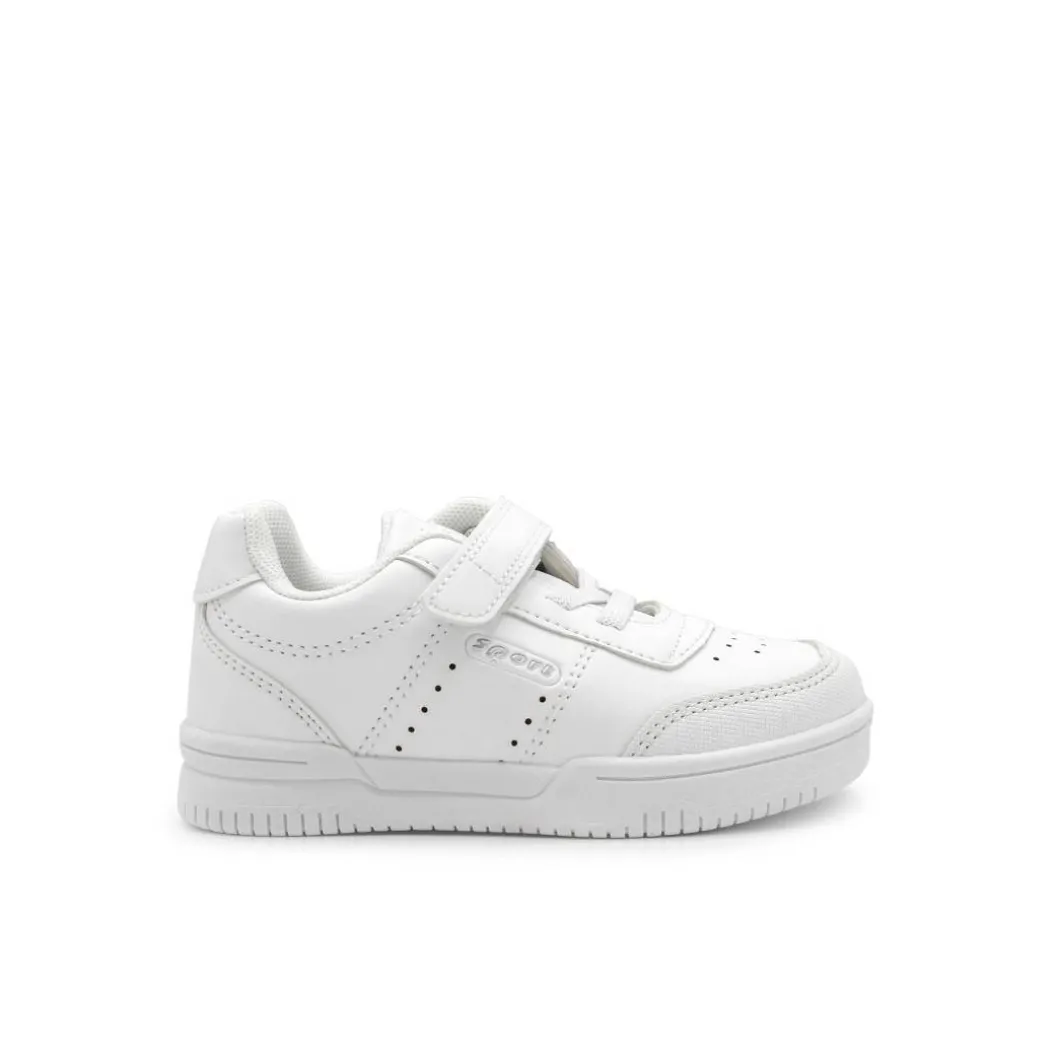 Zapatilla velcro blanca