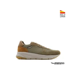 Zapatilla verde caqui Santana99 + Vibram