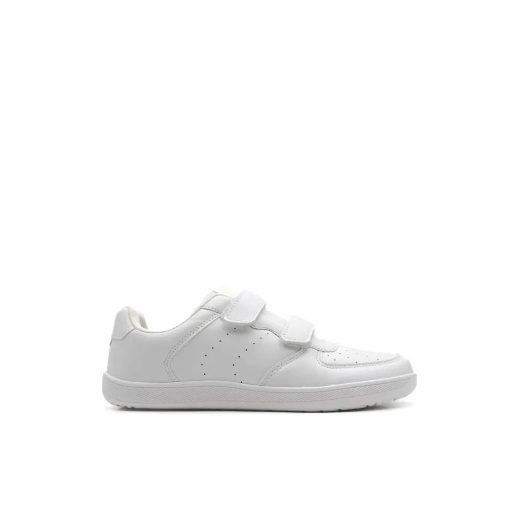 Zapatillas blanca barefoot con velcros