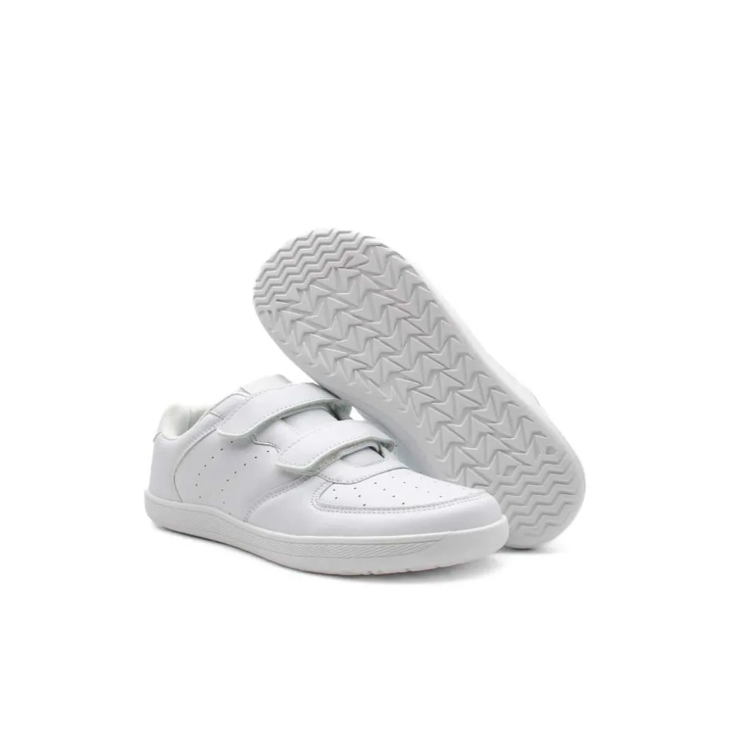 Zapatillas blanca barefoot con velcros