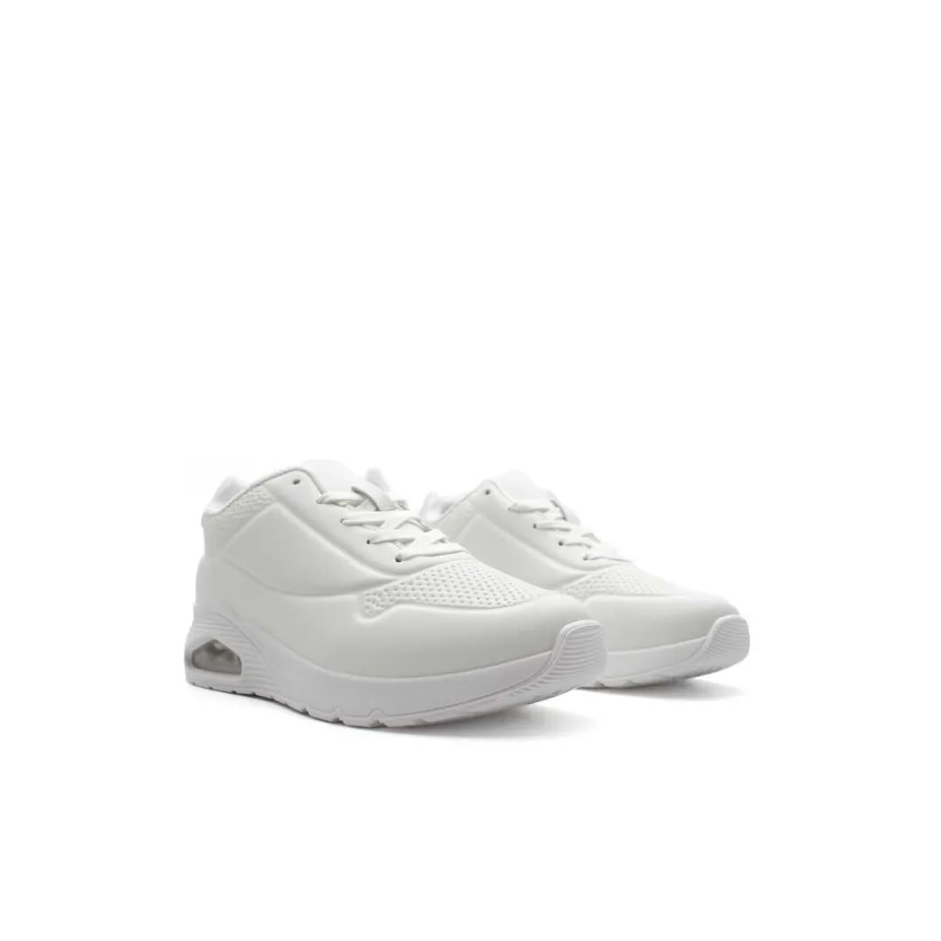 Zapatillas blancas con cámara de aire