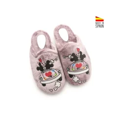 Zapatillas casa Mickey Mouse lila