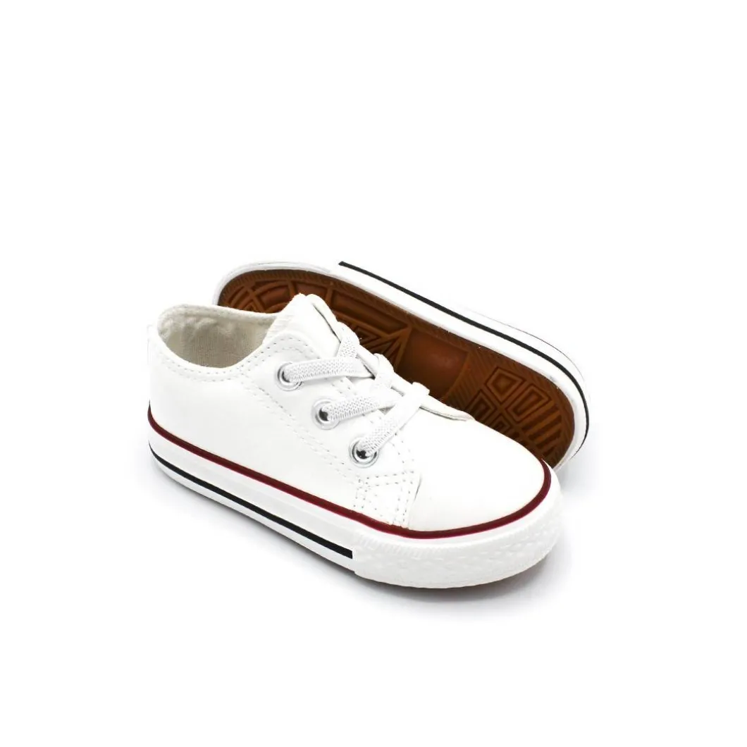 ZAPATILLAS CV BABY POLIPIEL BLANCA