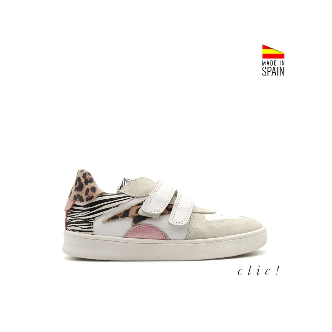 Zapatillas de colores con velcros Clic!