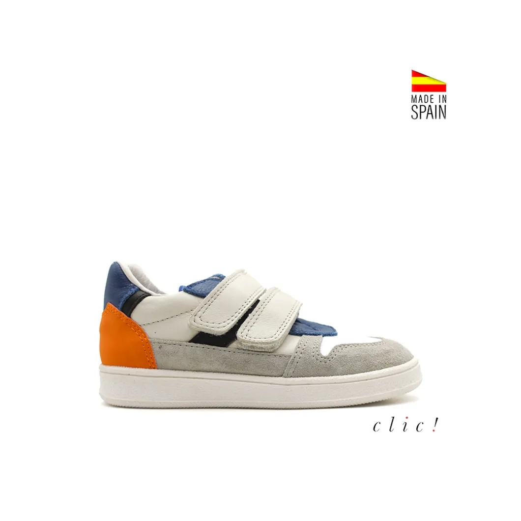 Zapatillas de colores con velcros Clic!