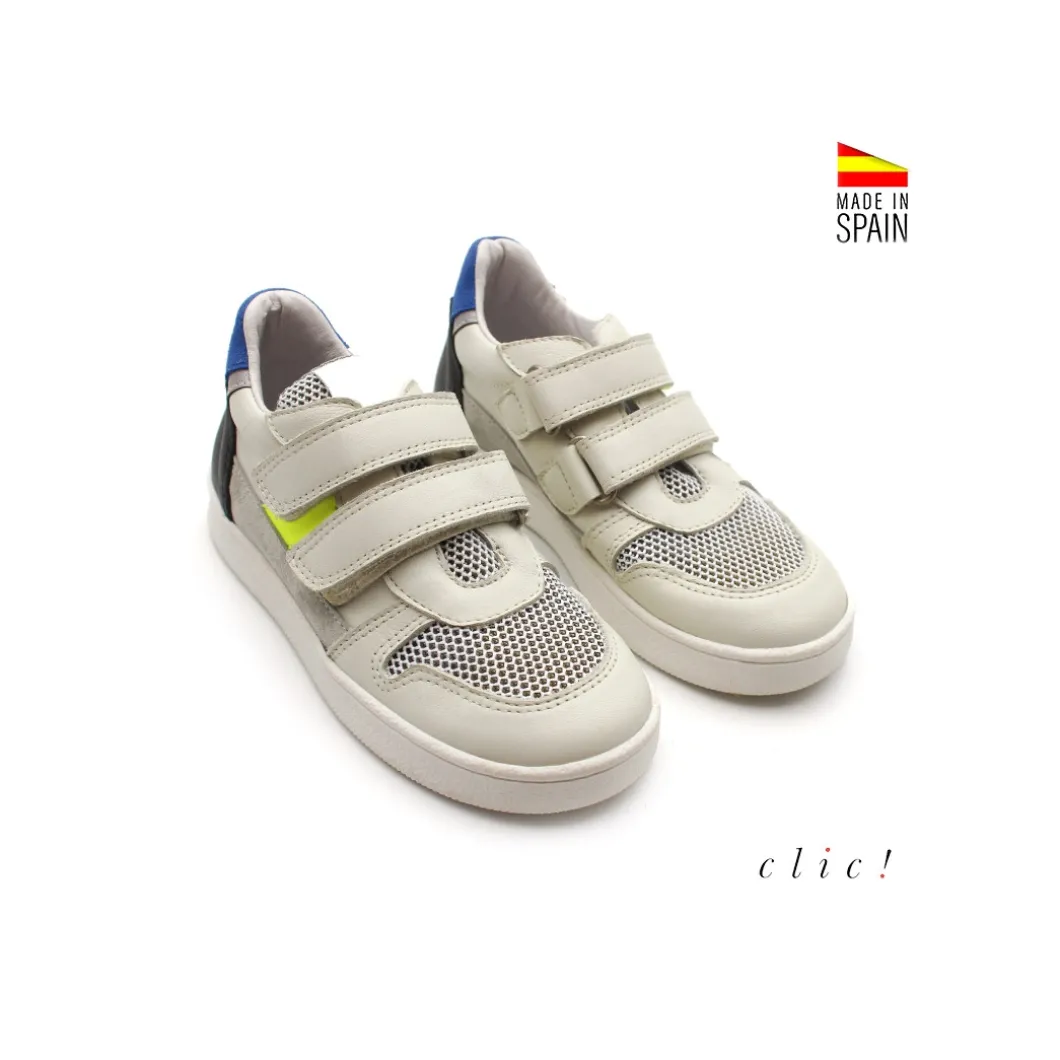 Zapatillas de colores con velcros Clic!