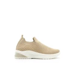 Zapatillas elástica de verano beige