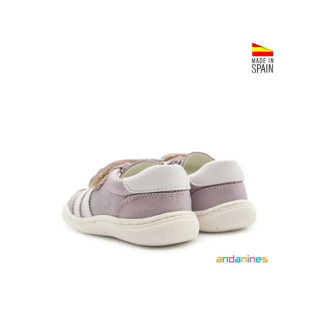 Zapatillas lilas barefoot Andanines