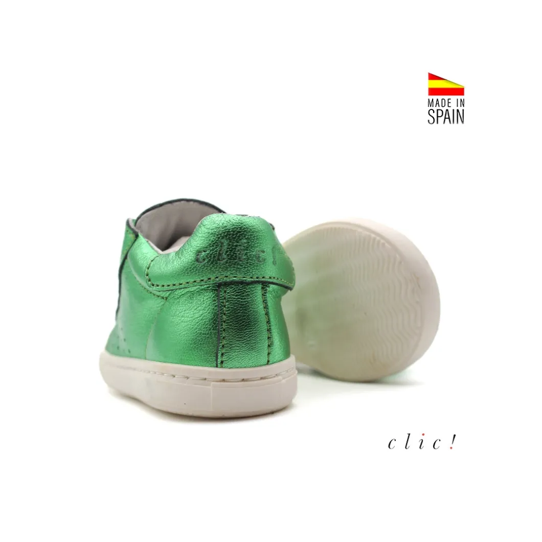 Zapatillas metalizadas cordones de Clic!