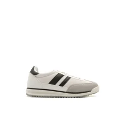 Zapatillas sneakers blancas rayas laterales