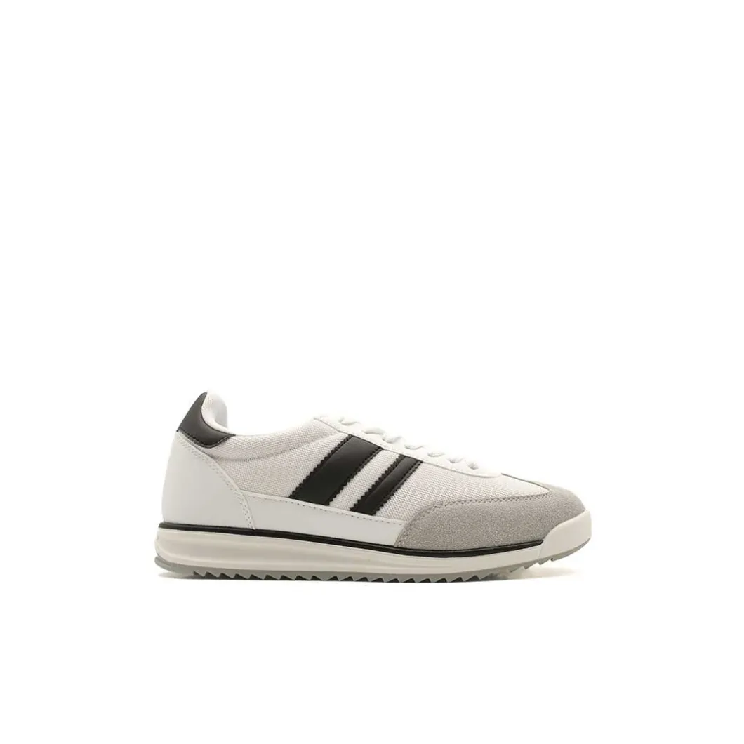 Zapatillas sneakers blancas rayas laterales