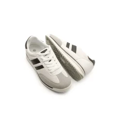 Zapatillas sneakers blancas rayas laterales