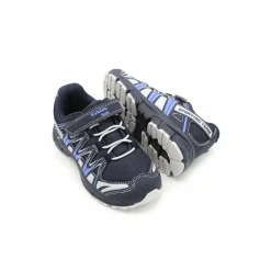 Zapatillas trail con velcro azul marino