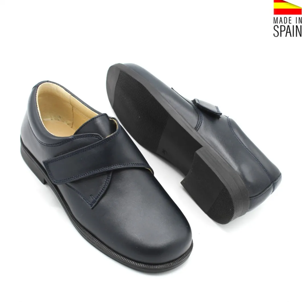 Zapato 1015 velcro azul marino