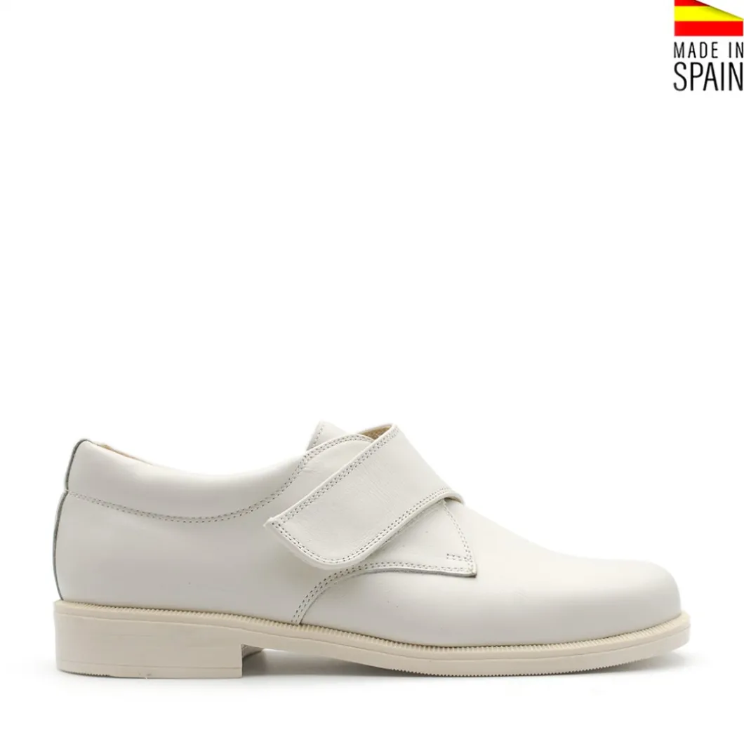 Zapato 1015 velcro beige claro