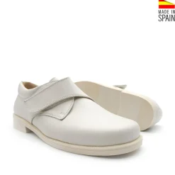 Zapato 1015 velcro beige claro