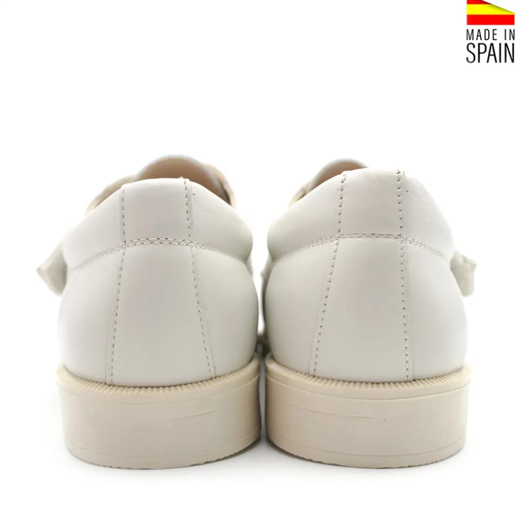 Zapato 1015 velcro beige claro