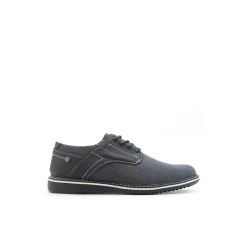 Zapato azul vaquero con cordón