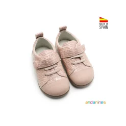 Zapato Barefoot Andanines coco rosa