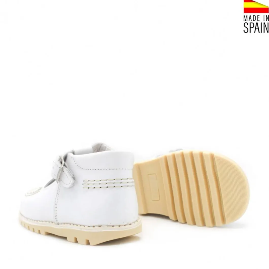 Zapato blanco piel Kike