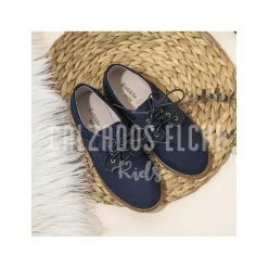 Zapato blucher azul marino comunión