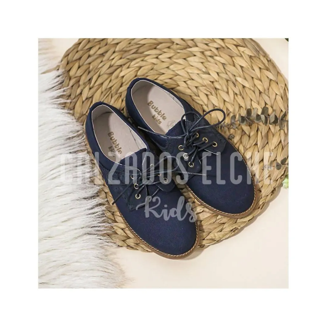 Zapato blucher azul marino comunión