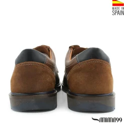 Zapato blucher de piel marrón