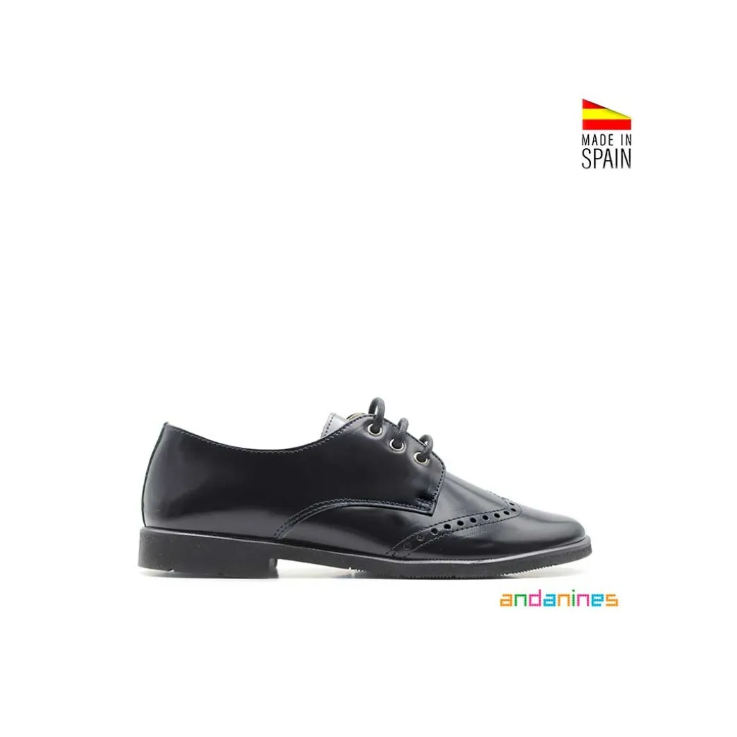 Zapato blucher ingles azul marino florentic