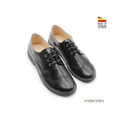 Zapato blucher ingles negro florentic