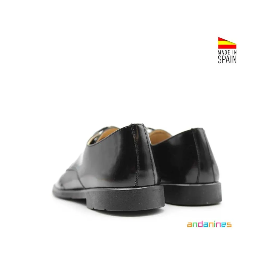 Zapato blucher ingles negro florentic