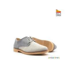 Zapato blucher lino serraje