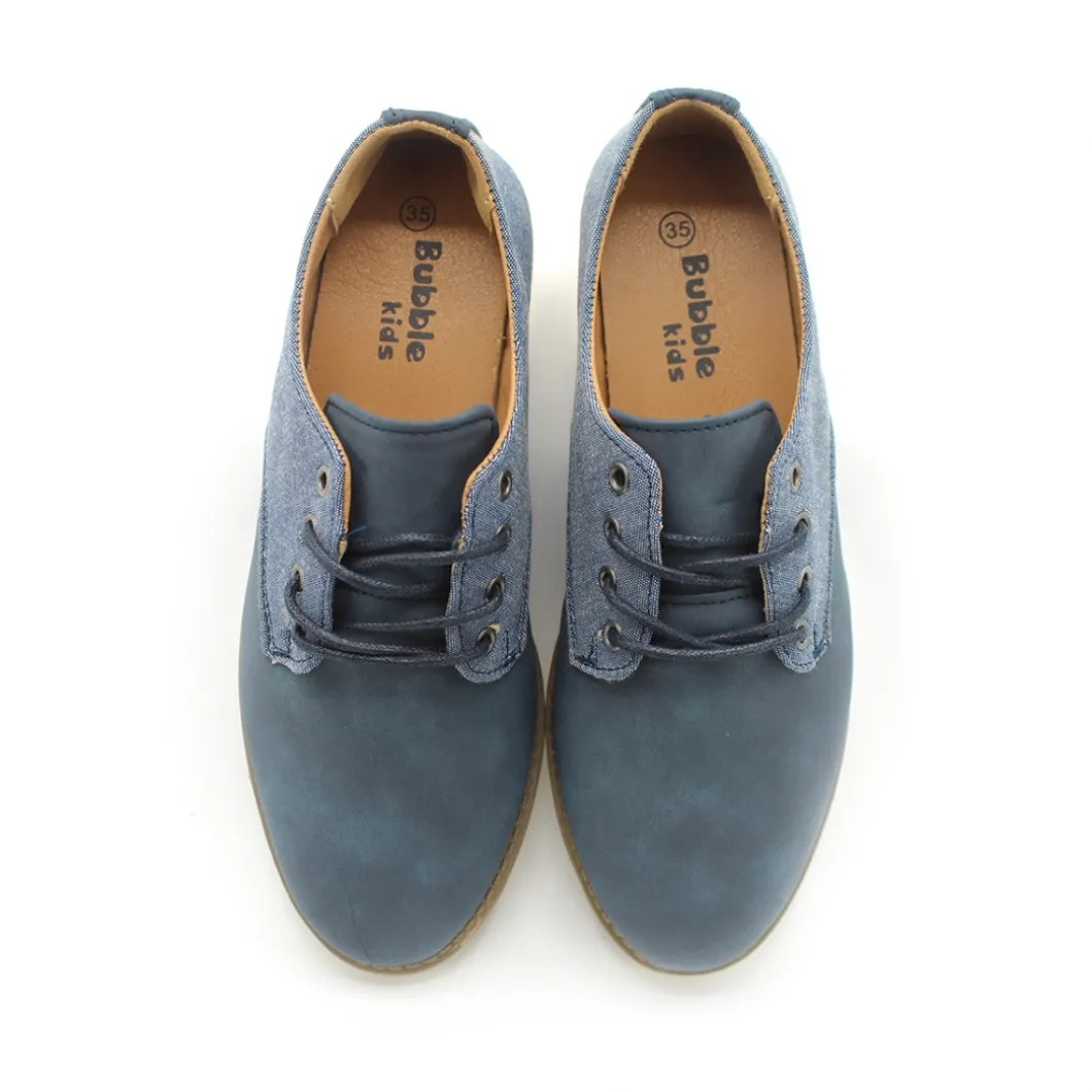 Zapato ceremonia azul jeans