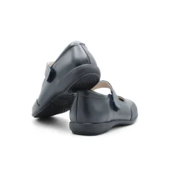 Zapato colegial niña azul marino