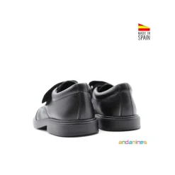Zapato colegio negro con velcro