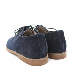 Zapato comunión lino azul marino