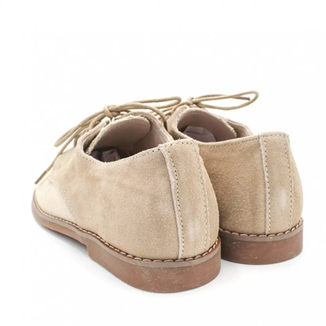 Zapato comunión lino beige