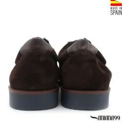 Zapato de serraje marrón