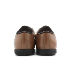 Zapato deportivo piel marrón