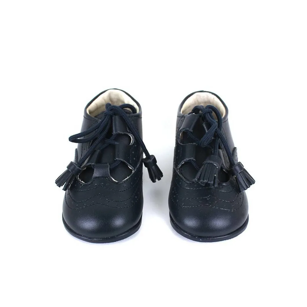 Zapato inglesito azul marino
