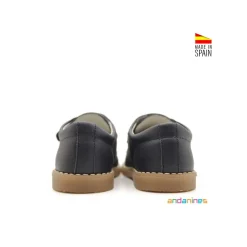 Zapato marino estilo blucher con velcro