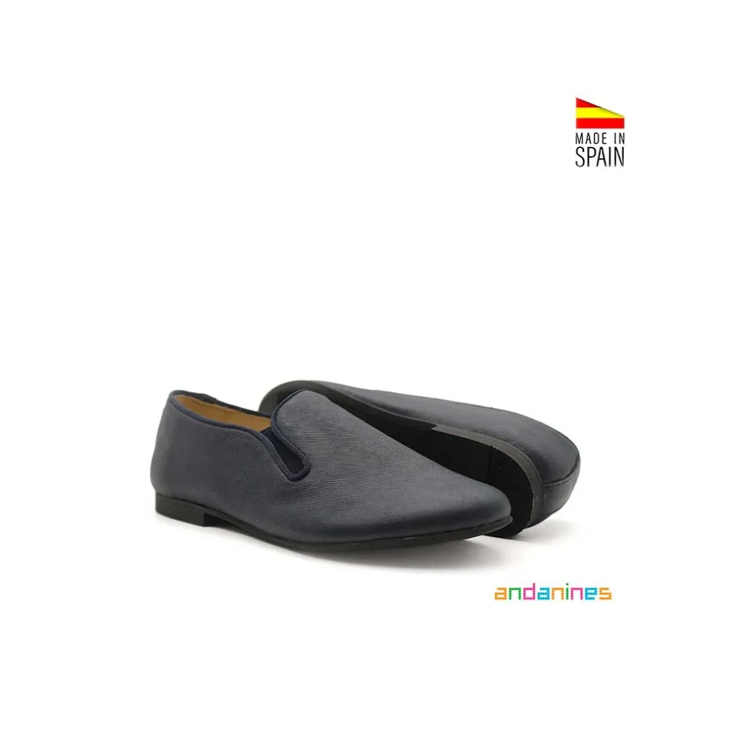 Zapato marino piel con elasticos