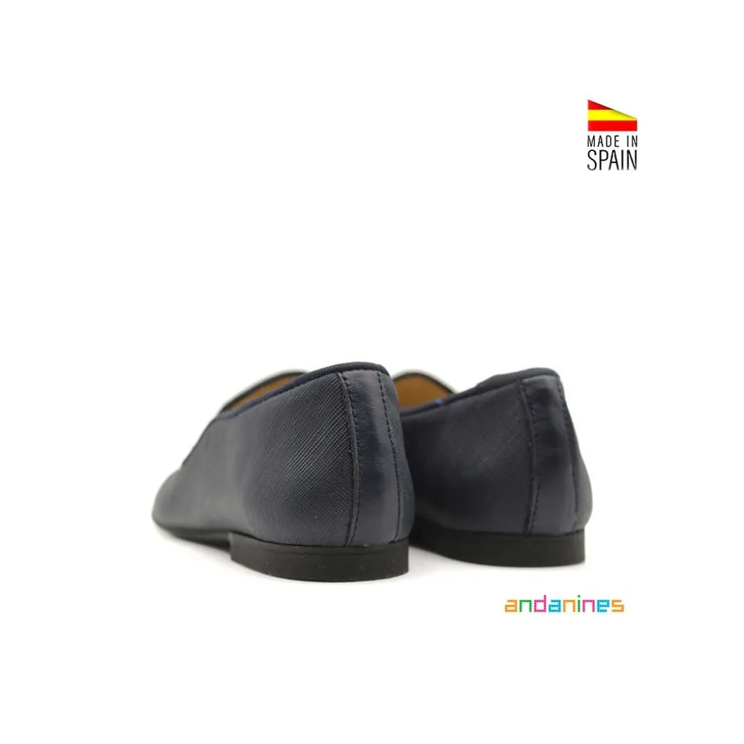 Zapato marino piel con elasticos