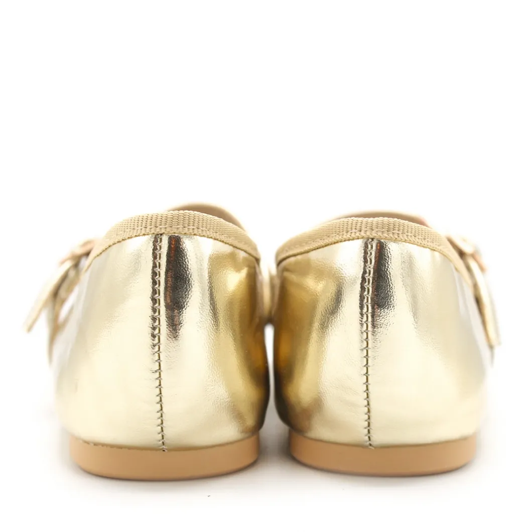 Zapato mercedita dorada
