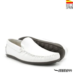 Zapato mocasín kiowa blanco