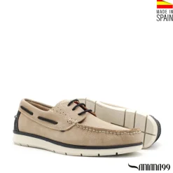 Zapato náutico 4135 beige