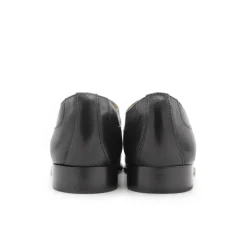 Zapato oxford negro de piel