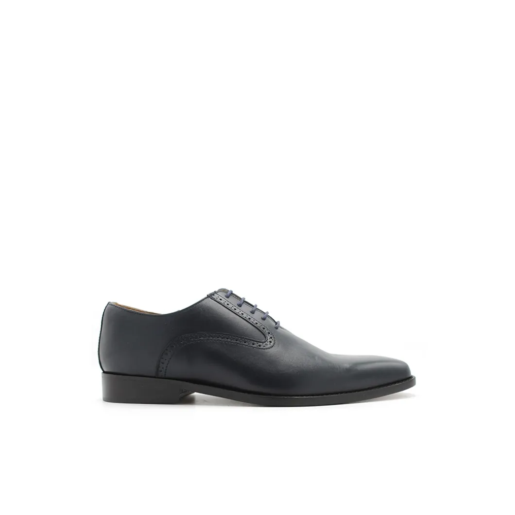 Zapato oxford piel 6271 azul marino
